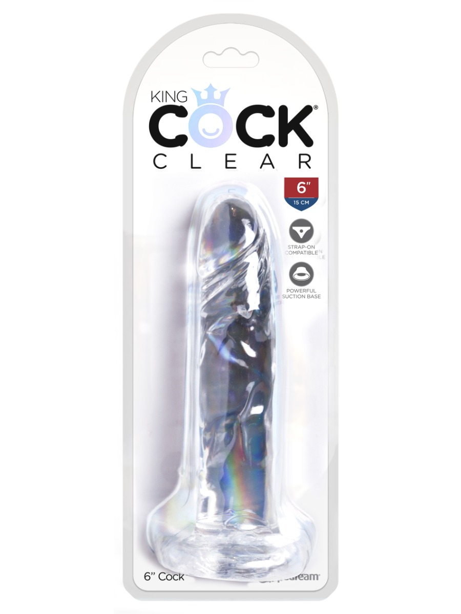 Adult Product 18+ - Pipedream - King Cock Clear - 6" - Clear - Pipedream - King Kong Clear - KS Store