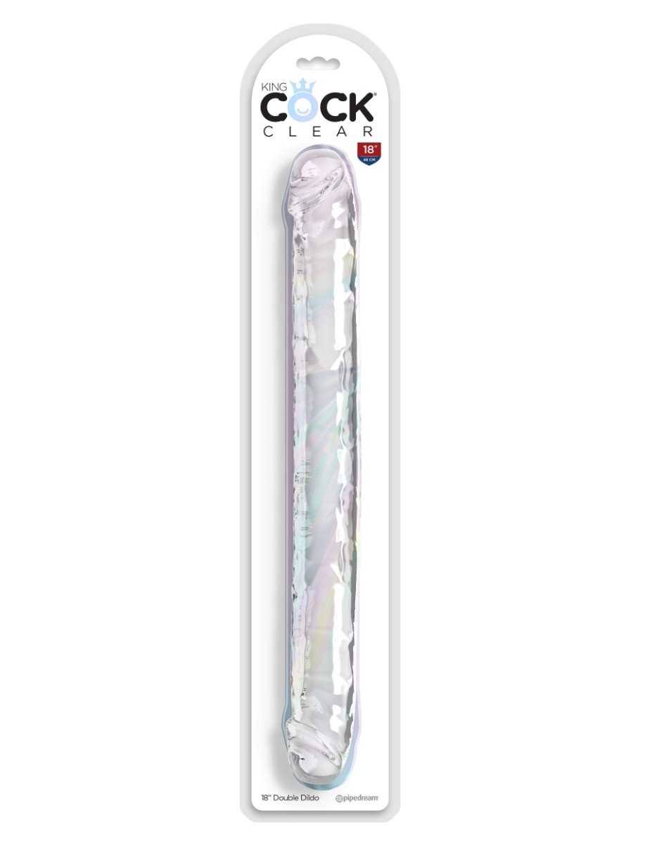 Adult Product 18+ - Pipedream - King Cock Clear - 18" Double Dildo - Clear - Pipedream - King Kong Clear - KS Store