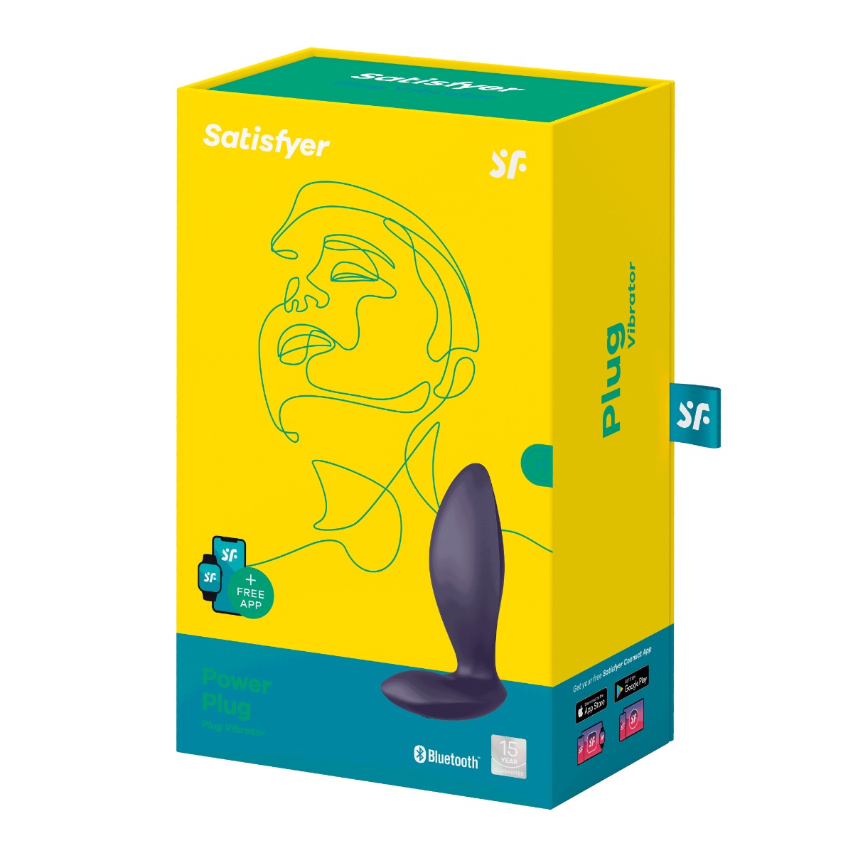 Adult Product 18+ - Satisfyer Power Plug - Plum - Satisfyer - Toys - KS Store