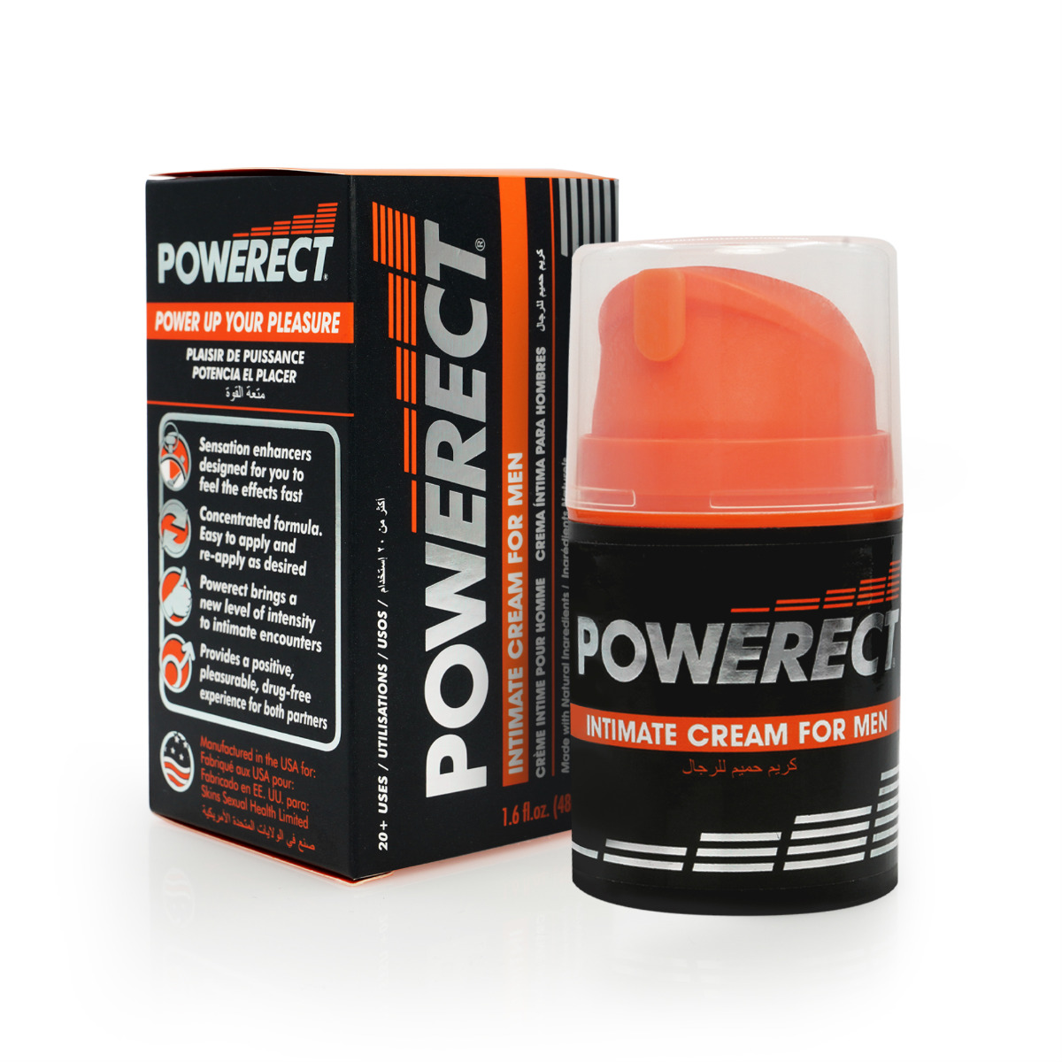 Adult Product 18+ - Powerect Cream 48ml Pump - Powerect - Powerect - KS Store