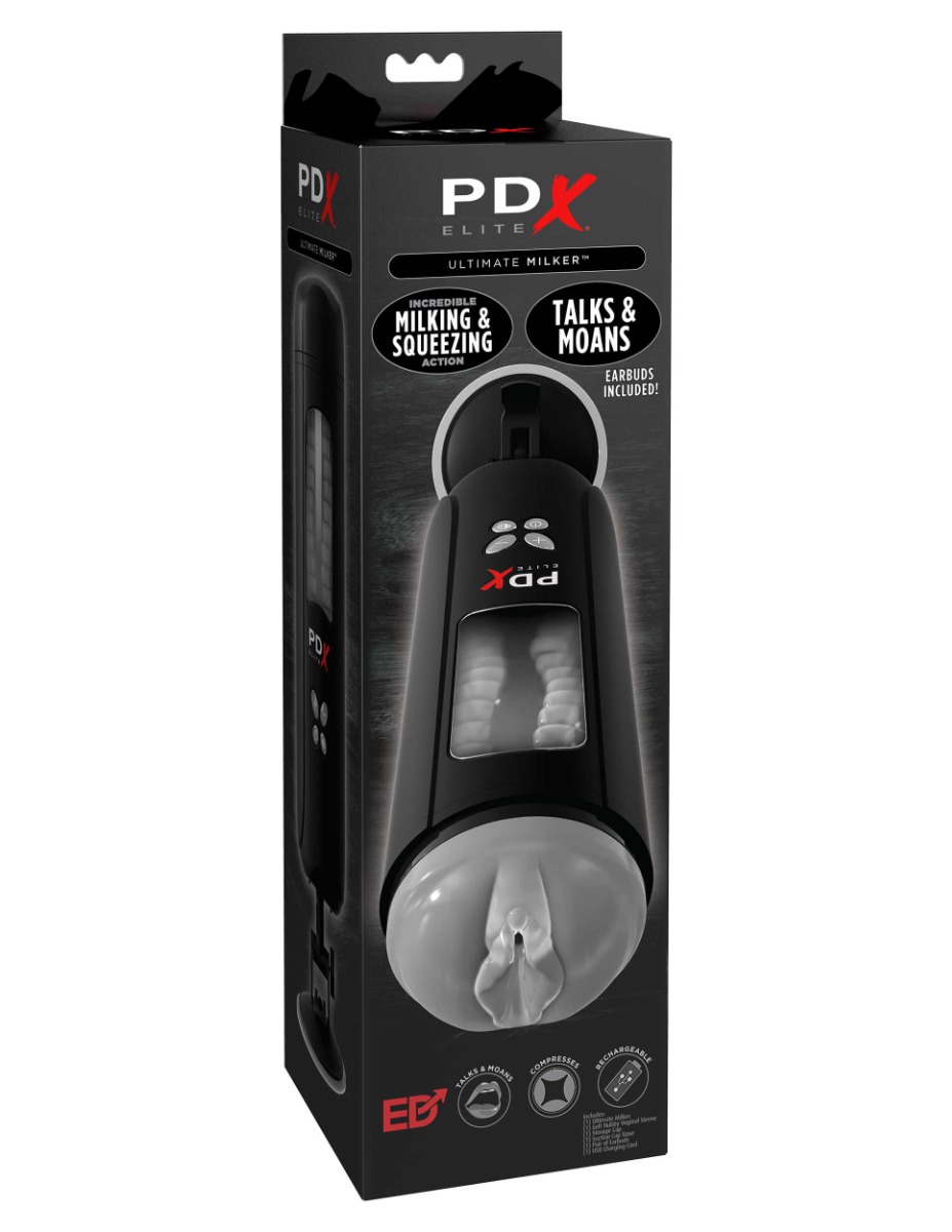 Adult Product 18+ - Pipedream - PDX Elite - Ultimate Milker - Clear/Black - Pipedream - PDX Elite - KS Store