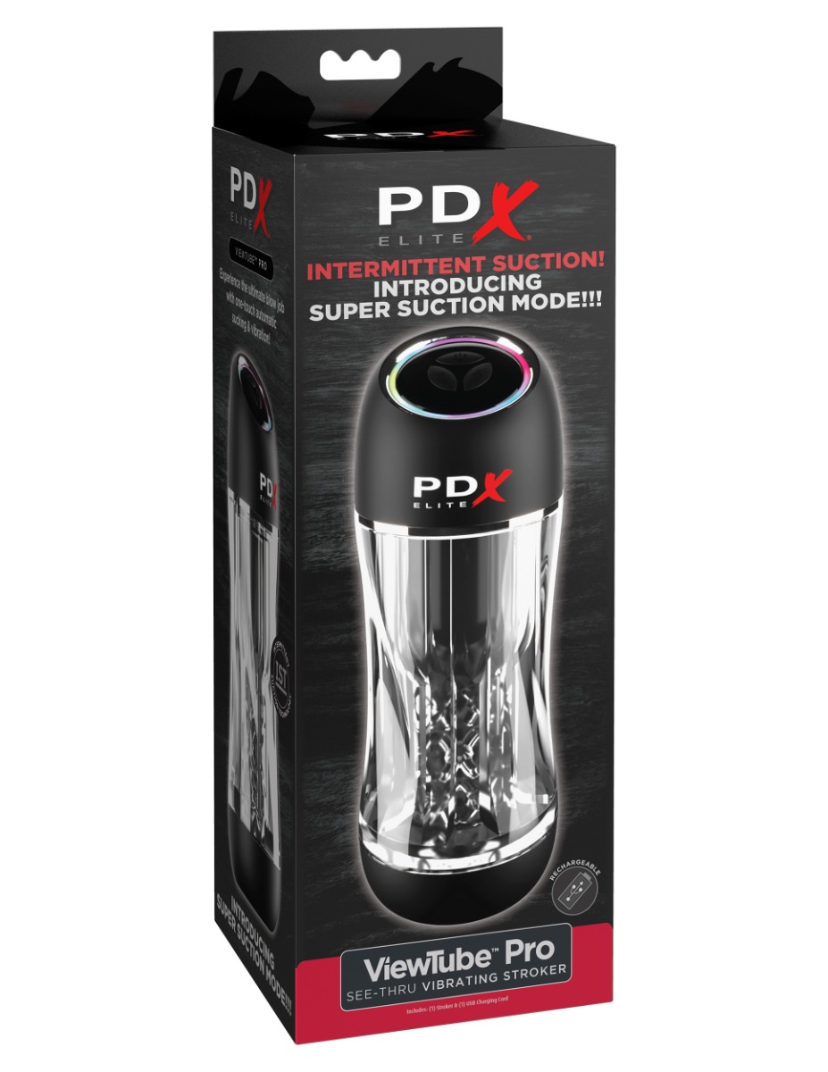 Adult Product 18+ - Pipedream - PDX Elite - ViewTube Pro - Clear/Black - Pipedream - PDX Elite - KS Store