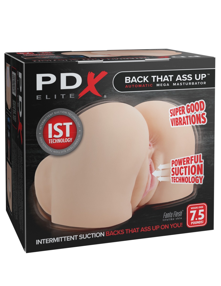 Adult Product 18+ - Pipedream - PDX Elite - Back That Ass Up Automatic Mega Masturbator - Light - Pipedream - PDX Elite - KS Store