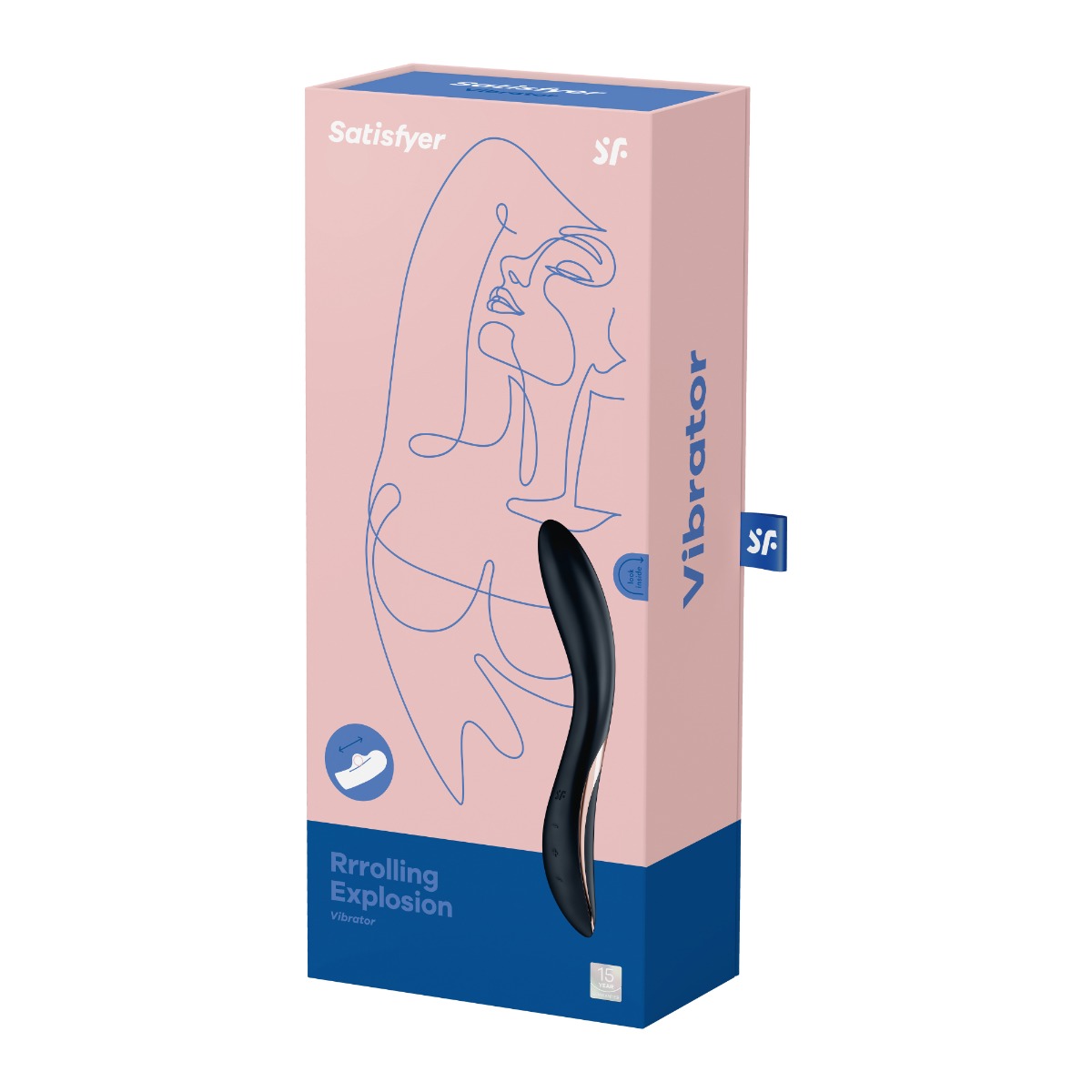 Adult Product 18+ - Satisfyer Rrrolling Explosion - Black - Satisfyer - Toys - KS Store