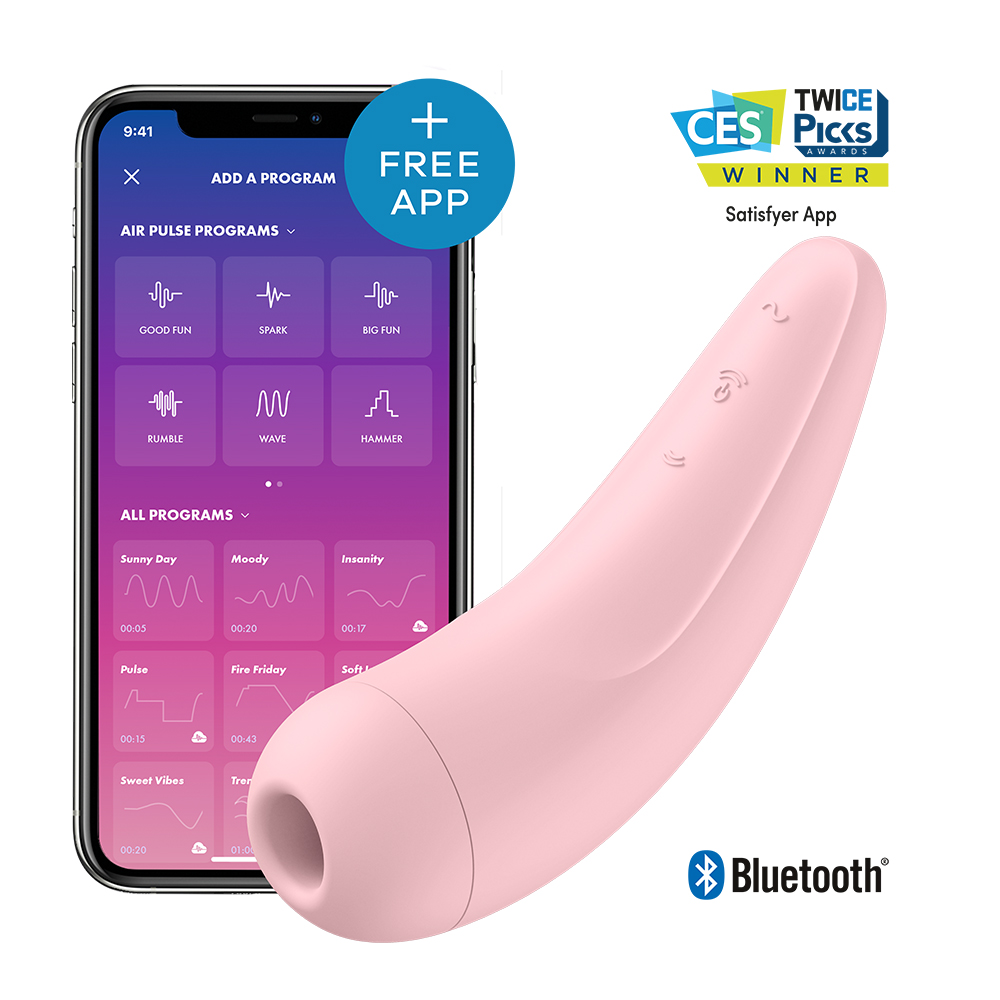 Adult Product 18+ - Satisfyer App Enabled Curvy 2+ Pink - Satisfyer - Toys - KS Store