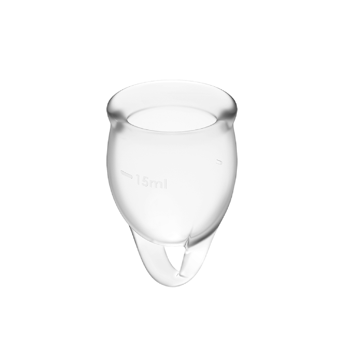 Adult Product 18+ - Satisfyer Feel Confident Menstruation Cup Clear 2-pack - Satisfyer - Toys - KS Store