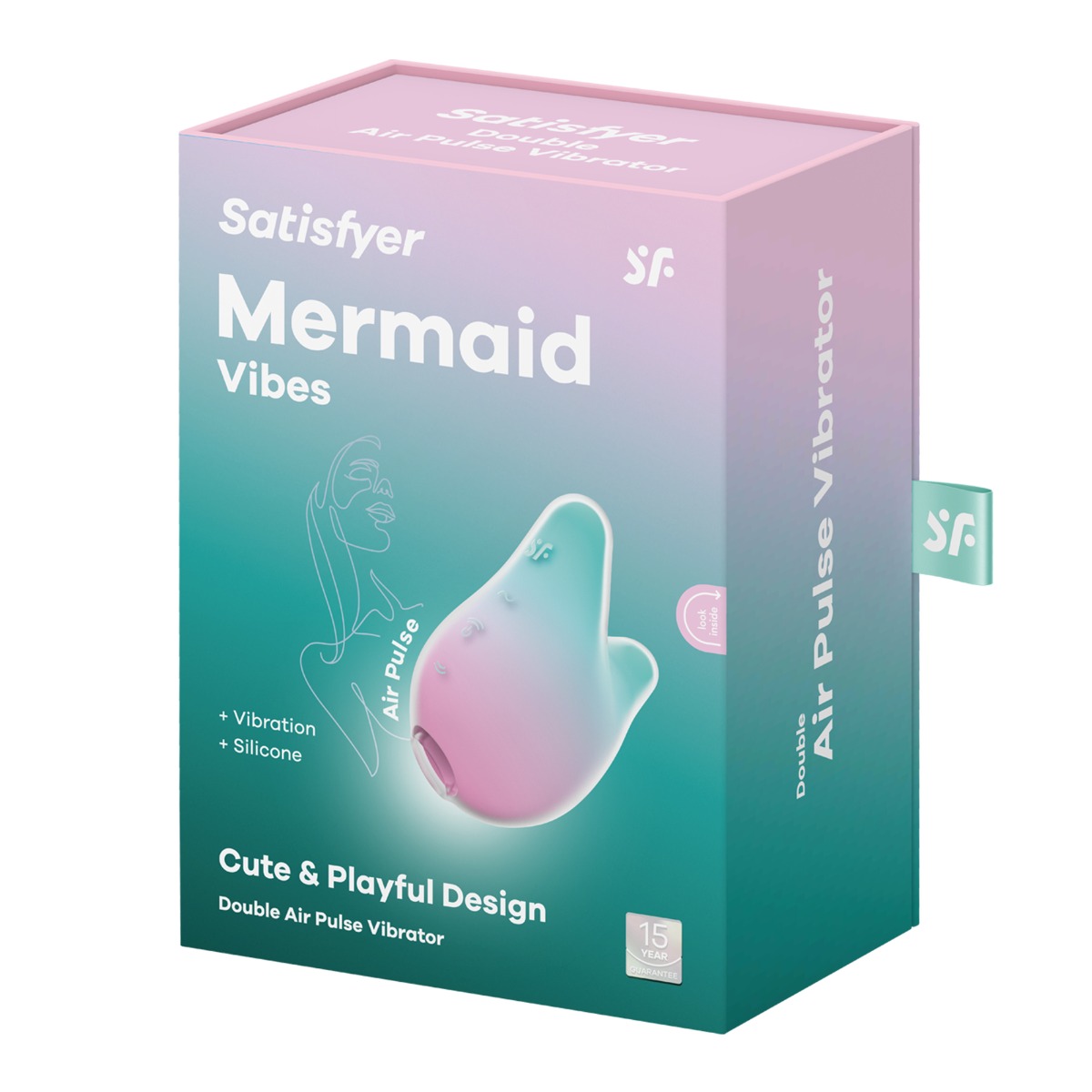 Adult Product 18+ - Satisfyer Mermaid Vibes - Mint/Pink - Satisfyer - Toys - KS Store