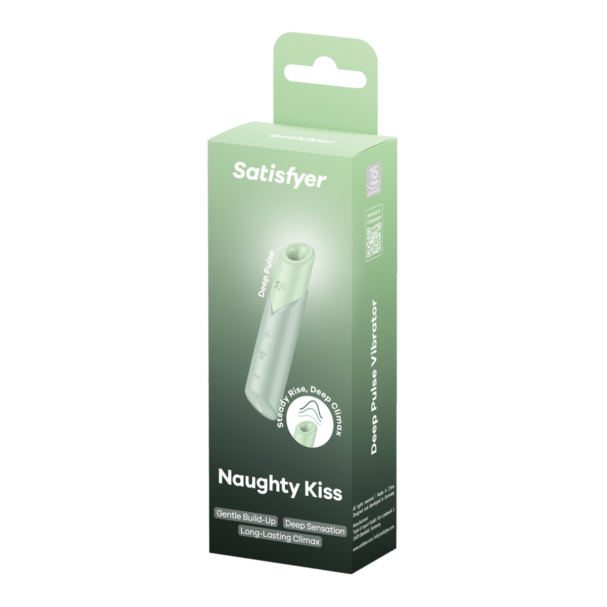 Adult Product 18+ - Satisfyer Naughty Kiss - Mint - Satisfyer - Toys - KS Store