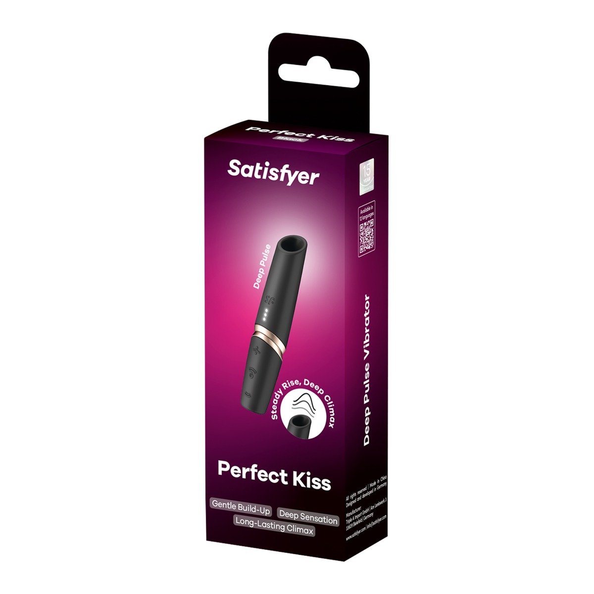 Adult Product 18+ - Satisfyer Perfect Kiss - Black - Satisfyer - Toys - KS Store