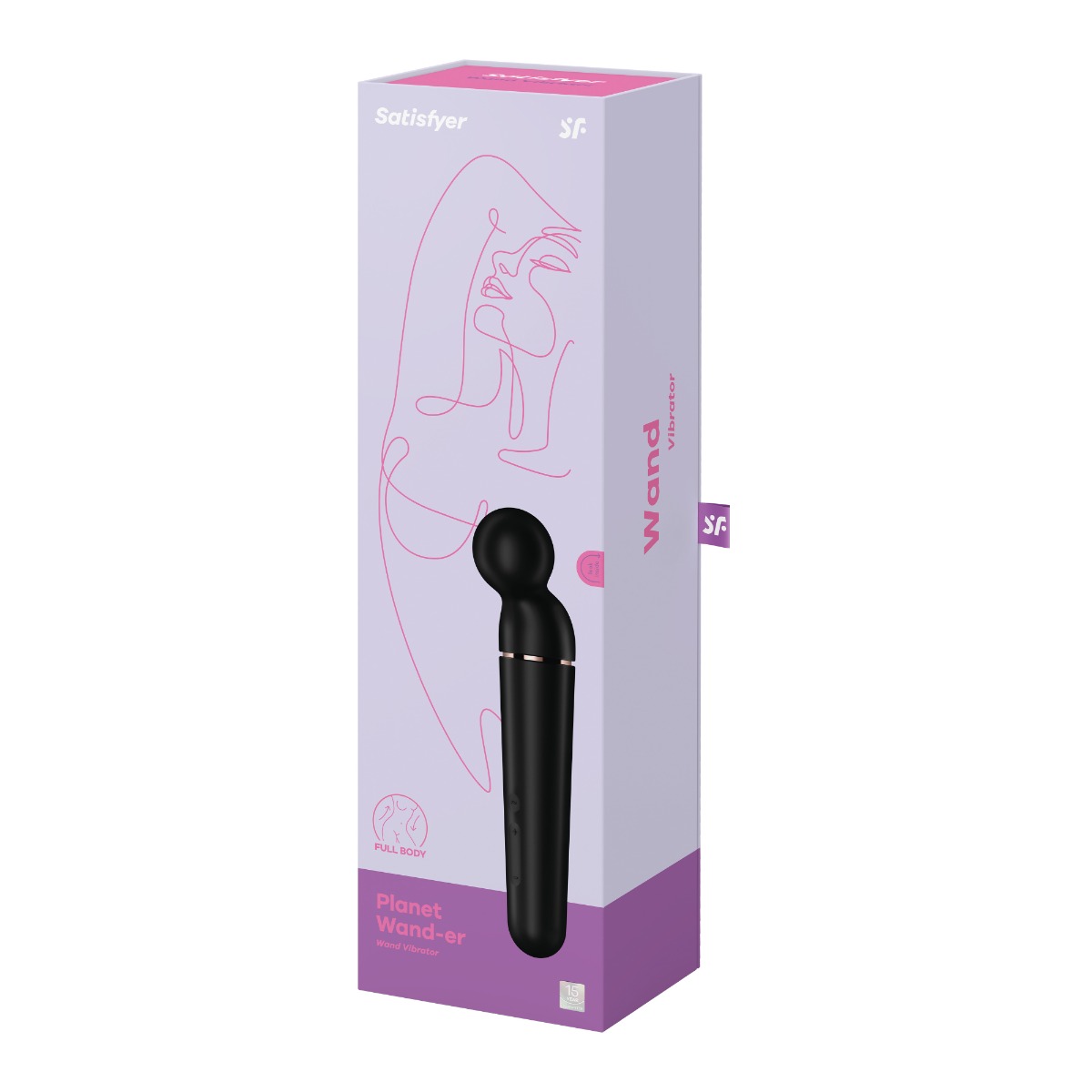Adult Product 18+ - Satisfyer Planet Wand-er - Black - Satisfyer - Toys - KS Store