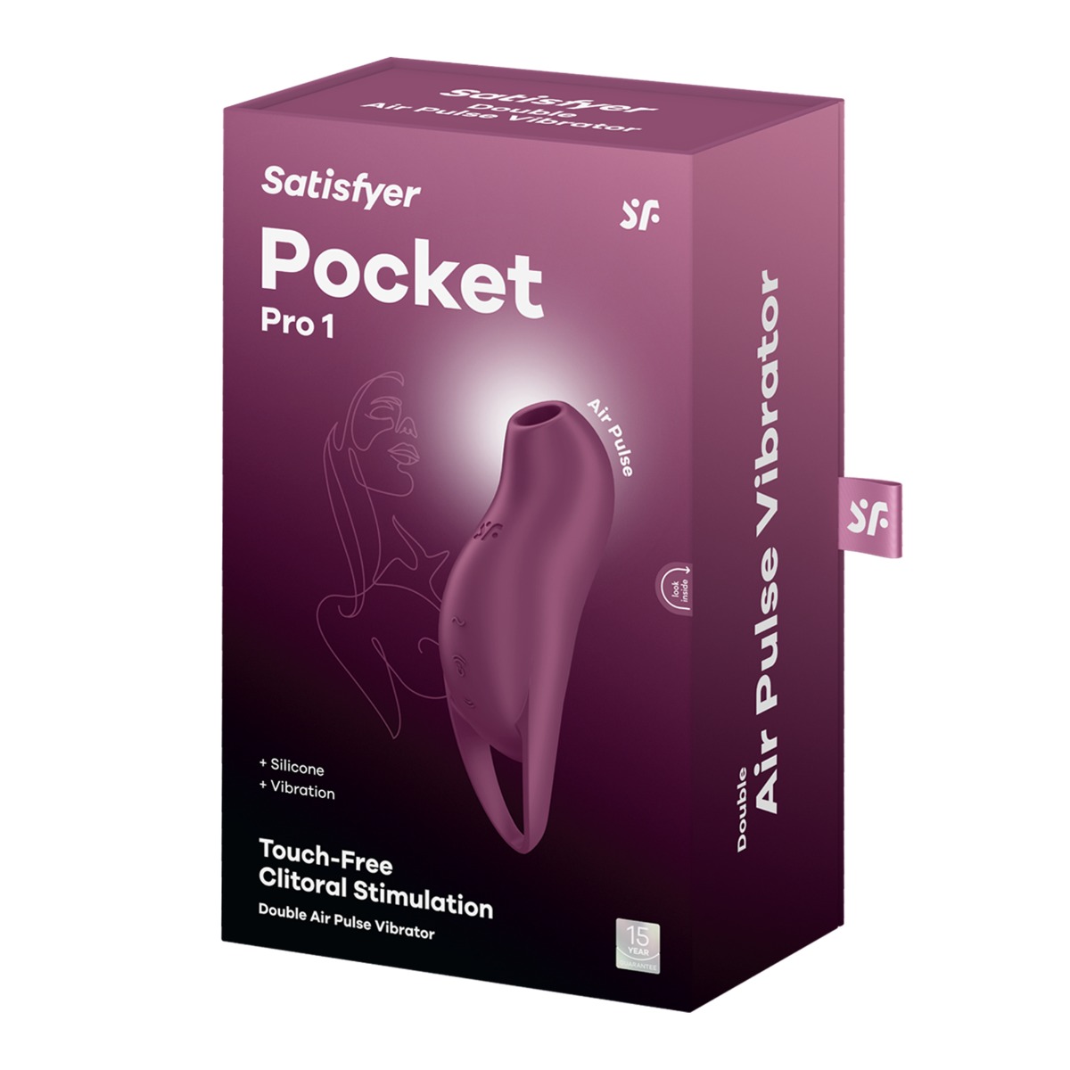 Adult Product 18+ - Satisfyer Pocket Pro 1 - Purple - Satisfyer - Toys - KS Store