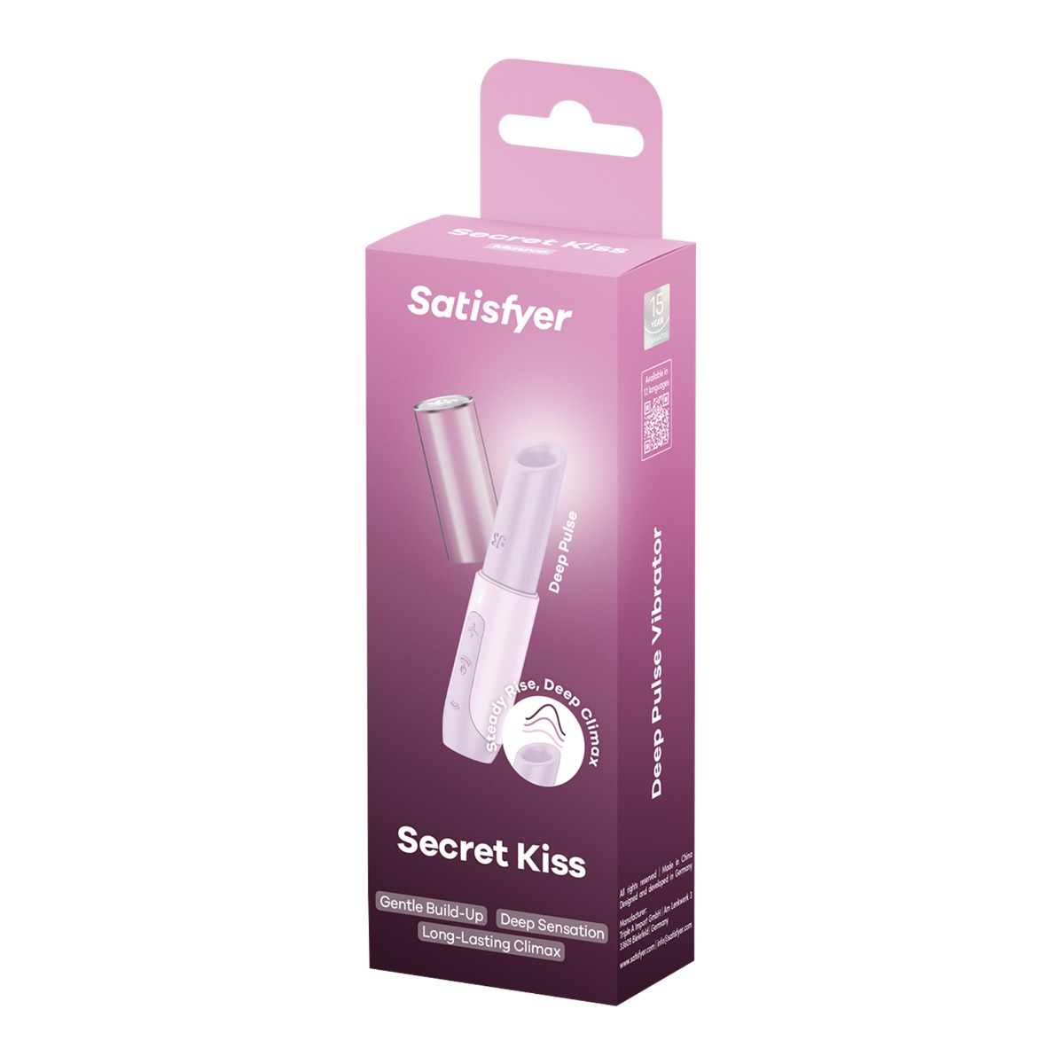 Adult Product 18+ - Satisfyer Secret Kiss - Blush Pink - Satisfyer - Toys - KS Store