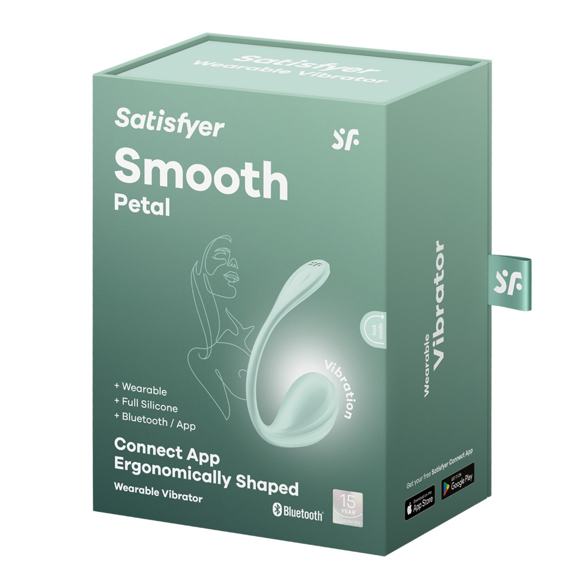 Adult Product 18+ - Satisfyer Smooth Petal - Mint - Satisfyer - Toys - KS Store