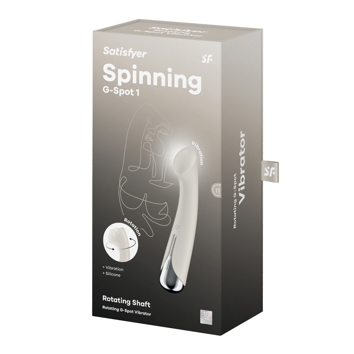 Adult Product 18+ - Satisfyer Spinning G-Spot 1 - Beige - Satisfyer - Toys - KS Store