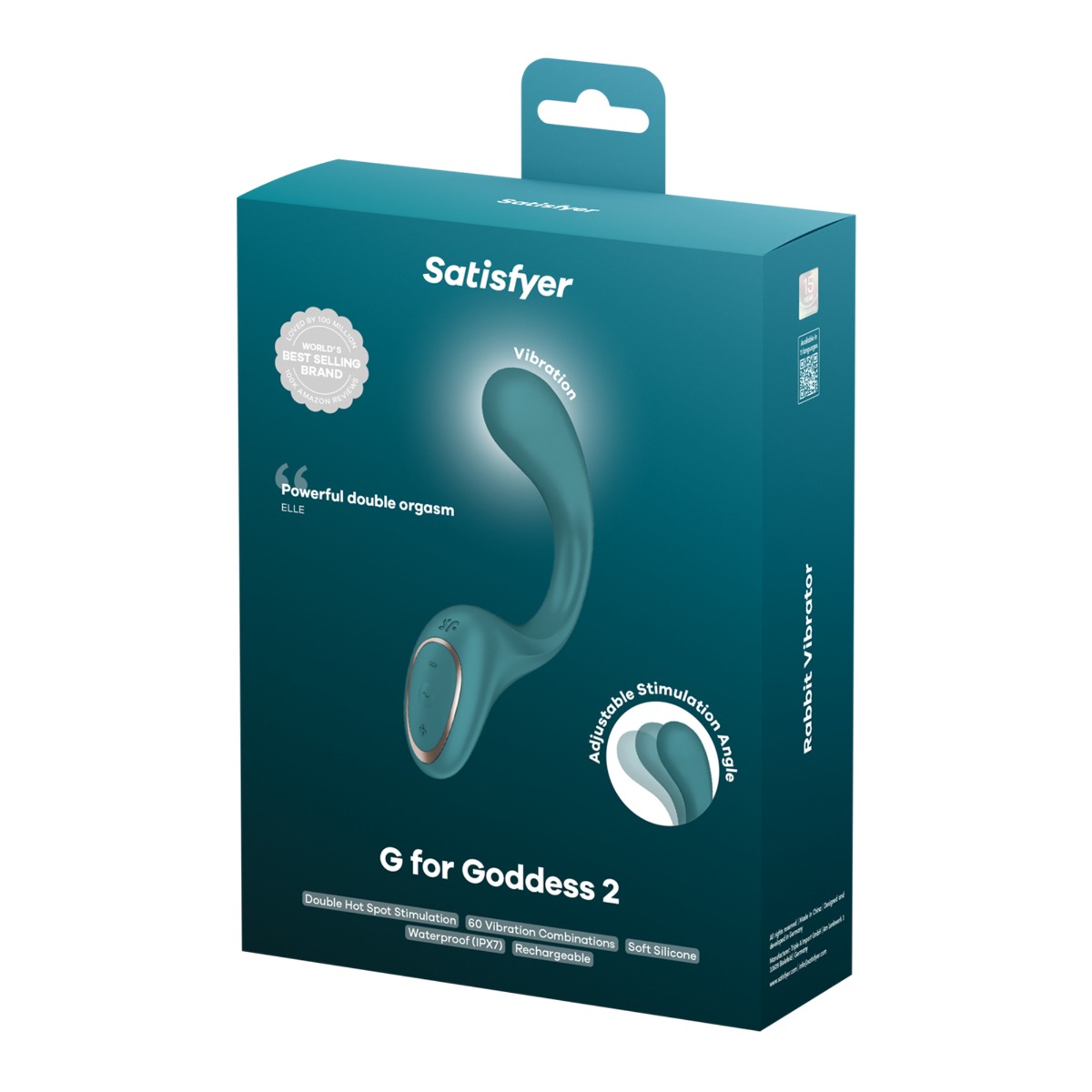 Adult Product 18+ - Satisfyer G For Goddess 2 - Bottle Green - Satisfyer - Toys - KS Store