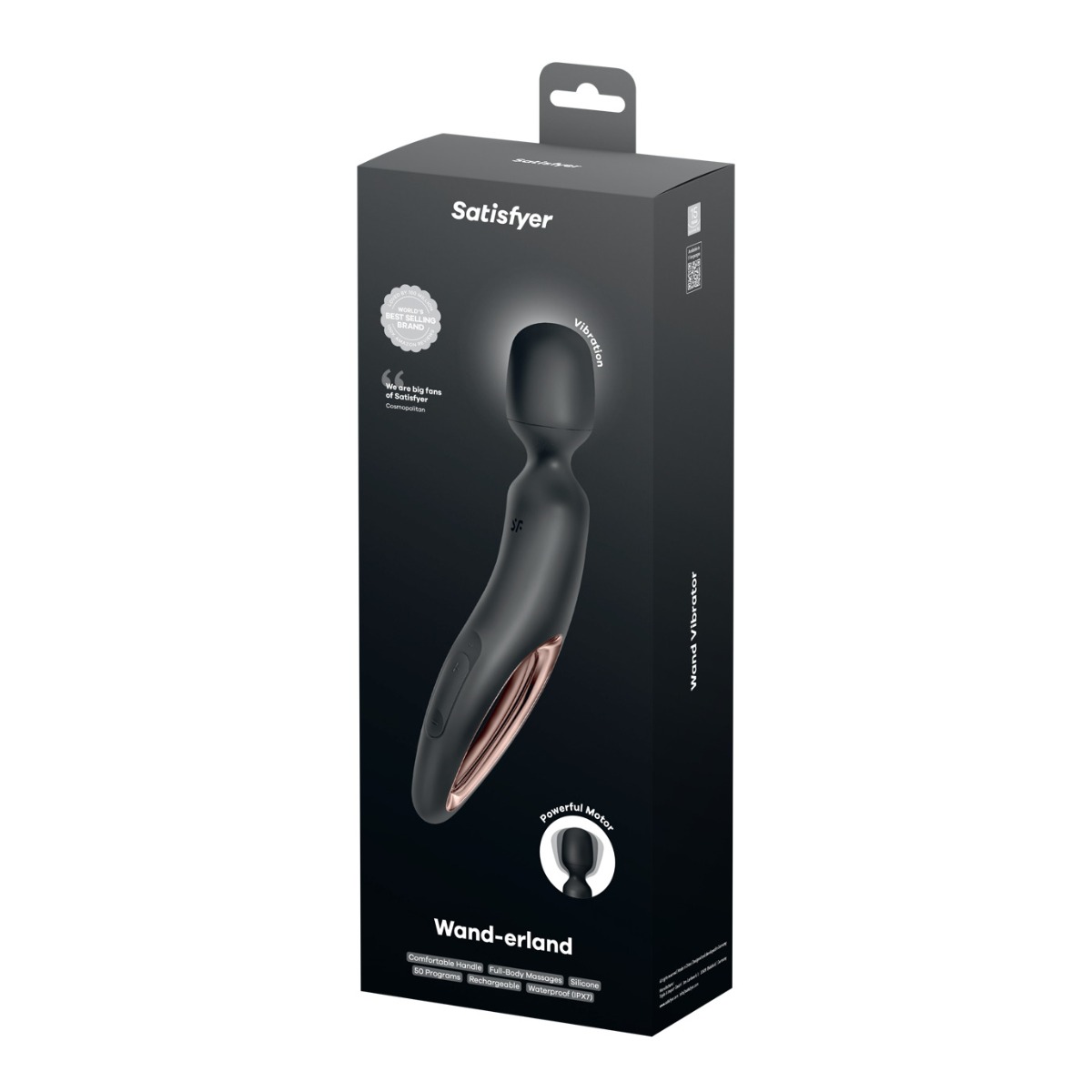 Adult Product 18+ - Satisfyer Wand-erland - Black/Rose Gold - Satisfyer - Toys - KS Store