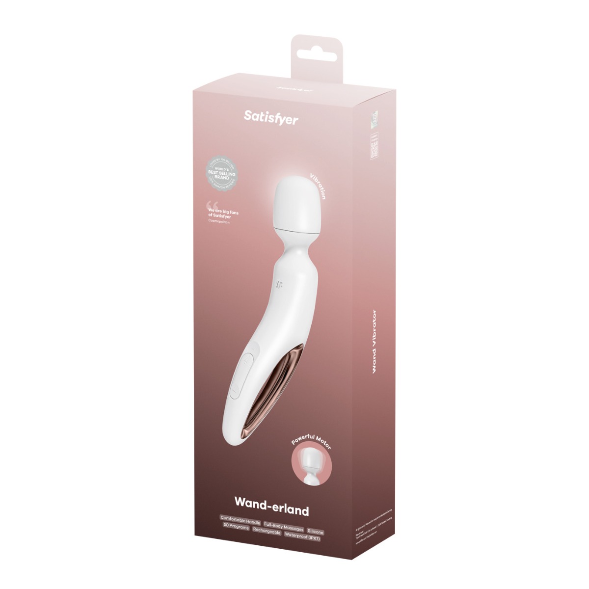 Adult Product 18+ - Satisfyer Wand-erland - White/Gold - Satisfyer - Toys - KS Store