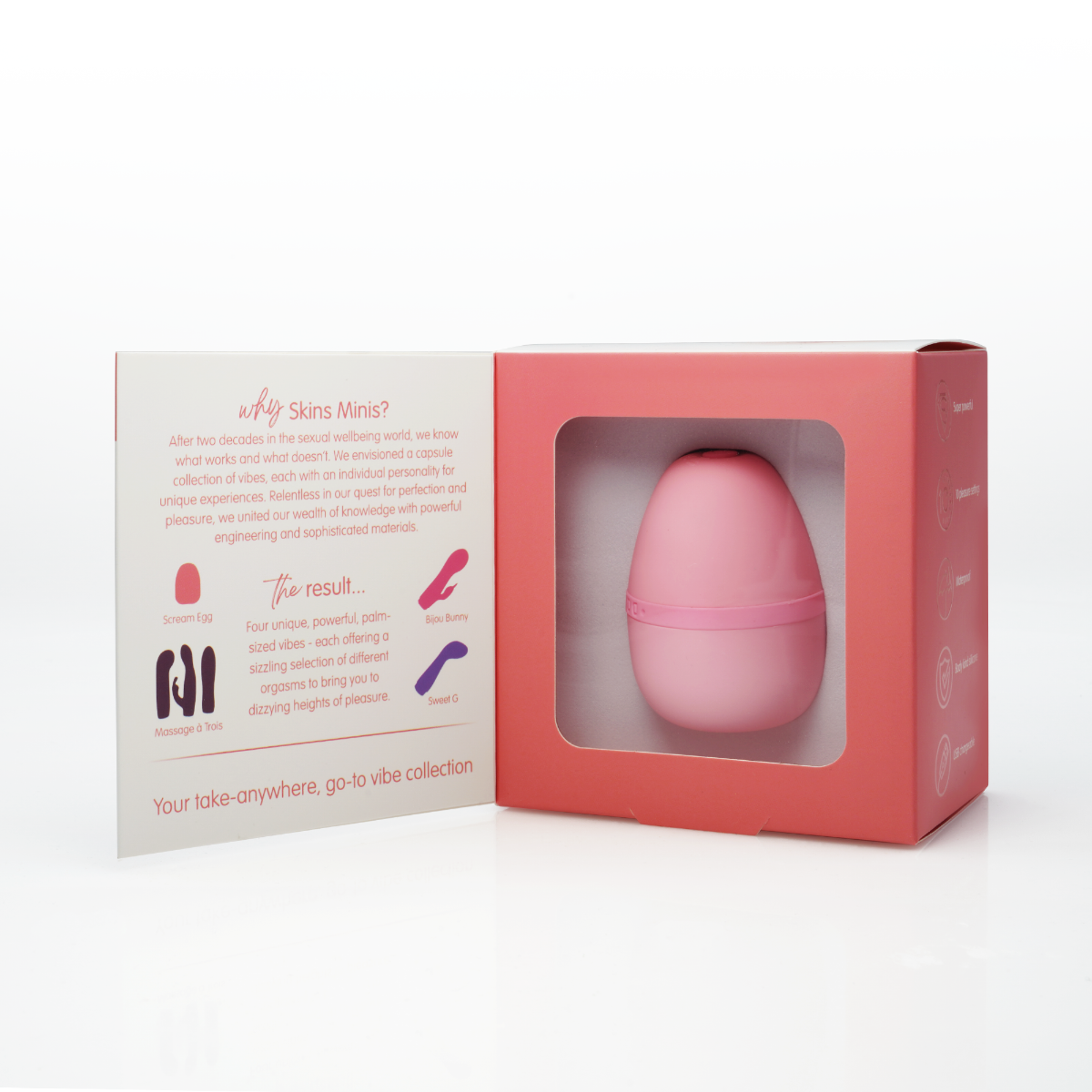 Adult Product 18+ - Skins Minis - The Scream Egg - Skins - Skins Sexual Health - KS Store