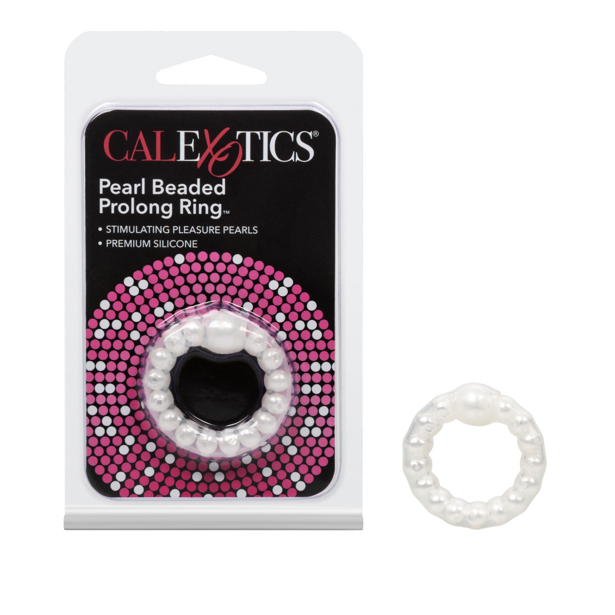 Adult Product 18+ - Pearl Bead Prolong Ring Pearl - California Exotics - Cock Rings - KS Store