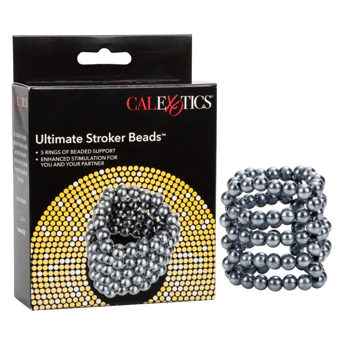 Adult Product 18+ - Ultimate Stroke Beads - California Exotics - Male Masturbators - KS Store