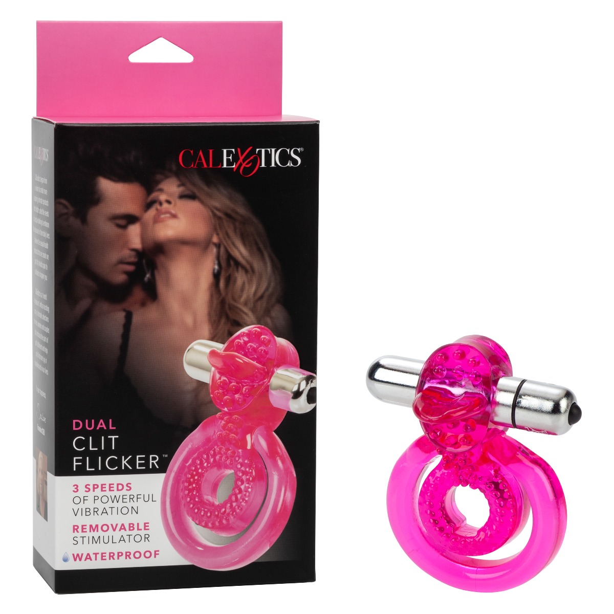 Adult Product 18+ - Dual Clit Flicker - California Exotics - Cock Rings - KS Store