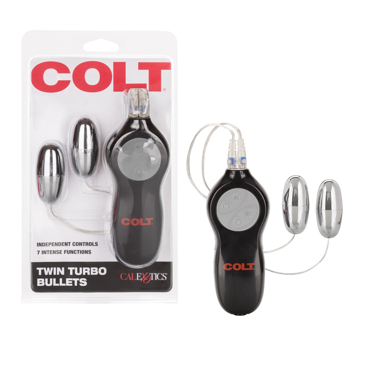 Adult Product 18+ - COLT 7-Function Twin Turbo Bullets - COLT - Colt - KS Store