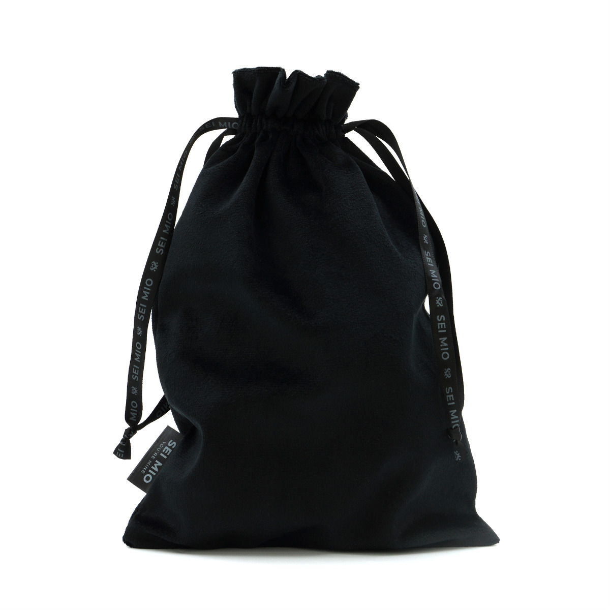 Adult Product 18+ - SEI MIO - Velvet Drawstring Bag - Black (300mm x 200mm) - Sei Mio - Sei Mio - KS Store