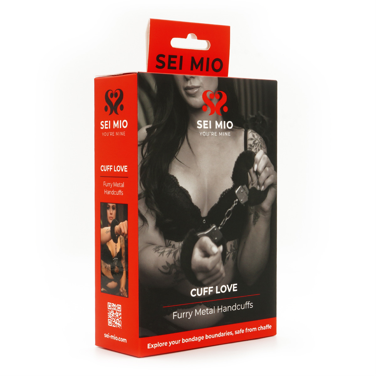Adult Product 18+ - SEI MIO - Cuff Love - Furry Metal Handcuffs - Sei Mio - Sei Mio - KS Store