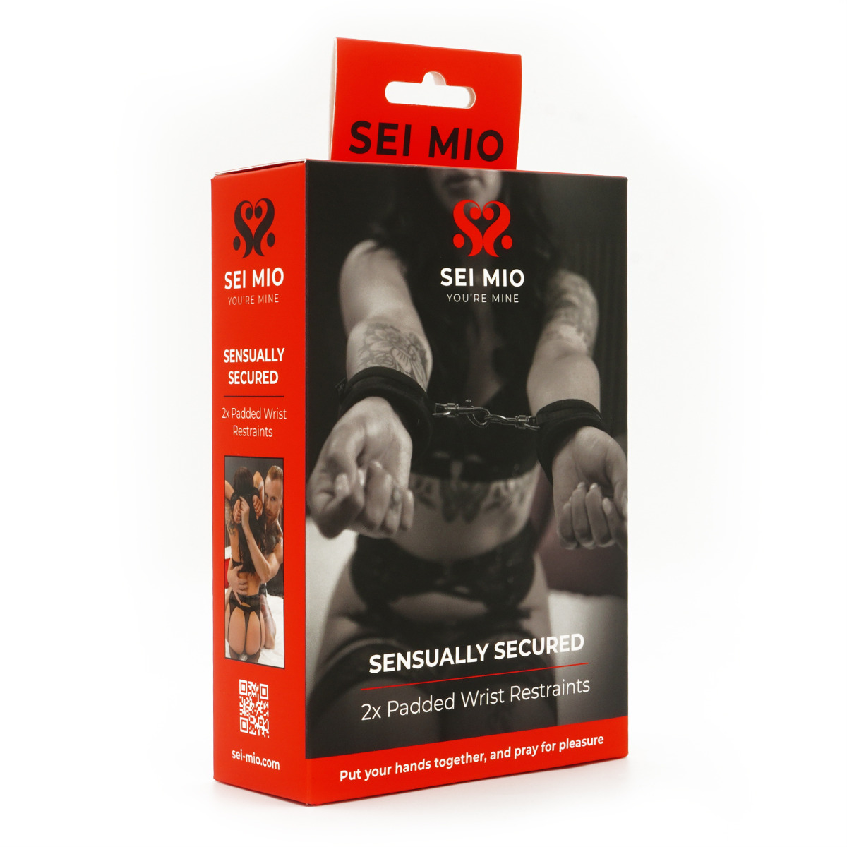 Adult Product 18+ - SEI MIO - Sensually Secured - Velvet Handcuffs - Sei Mio - Sei Mio - KS Store
