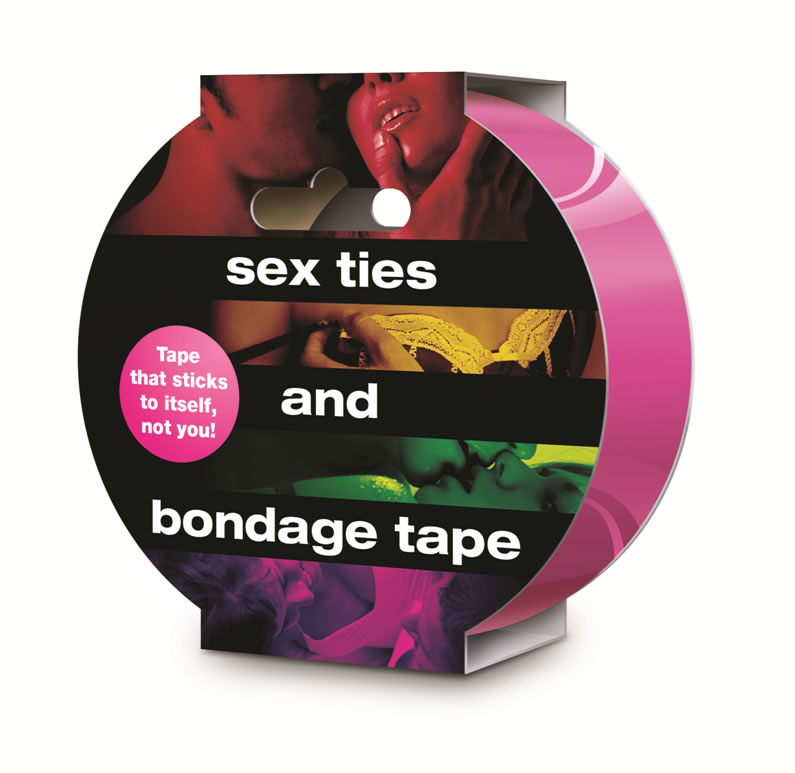 Adult Product 18+ - Sex Ties & Bondage Tape - Pink - CC Games - Restraints - KS Store
