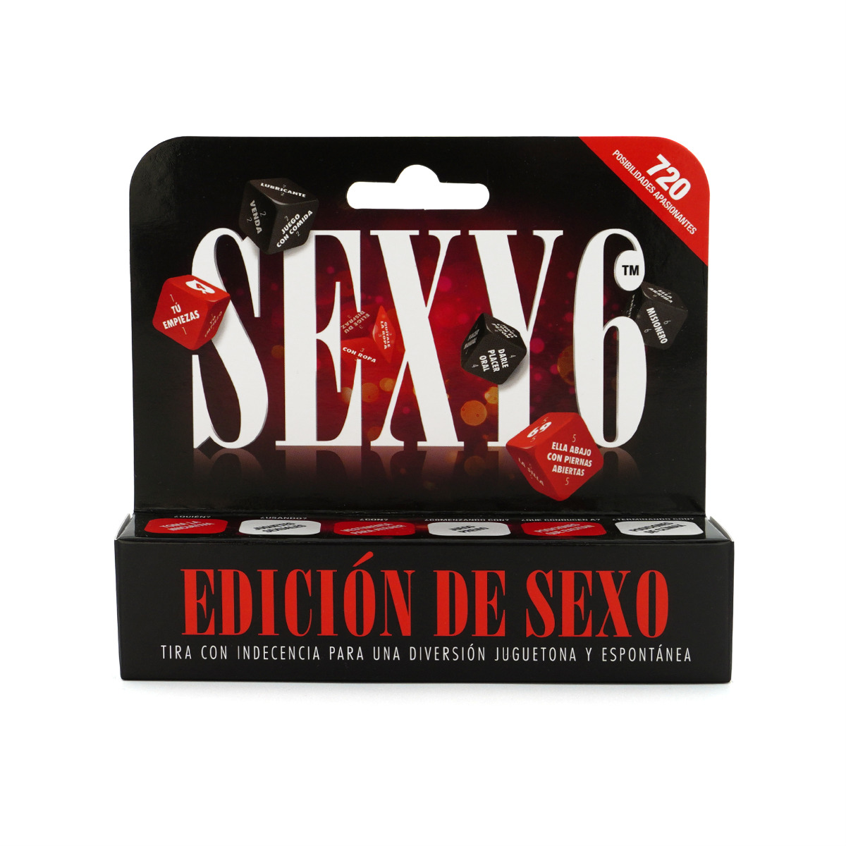 Adult Product 18+ - Sexy 6 Dice - Sex Edition - Spanish - CC Games - Drinking Games - KS Store