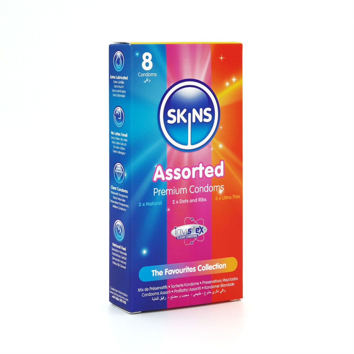 Adult Product 18+ - Skins Condoms Assorted 8 Pack - Skins - Skins Condoms - KS Store