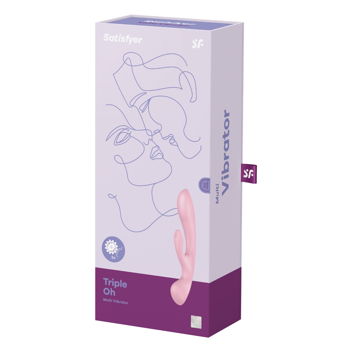 Adult Product 18+ - Satisfyer Triple Oh - Pink - Satisfyer - Toys - KS Store