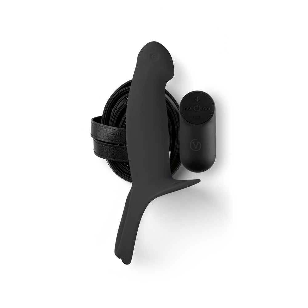 Adult Product 18+ - Virgite - Hollow Harness With Vibration H3 Size S - Black - Virgite - Virgite - KS Store