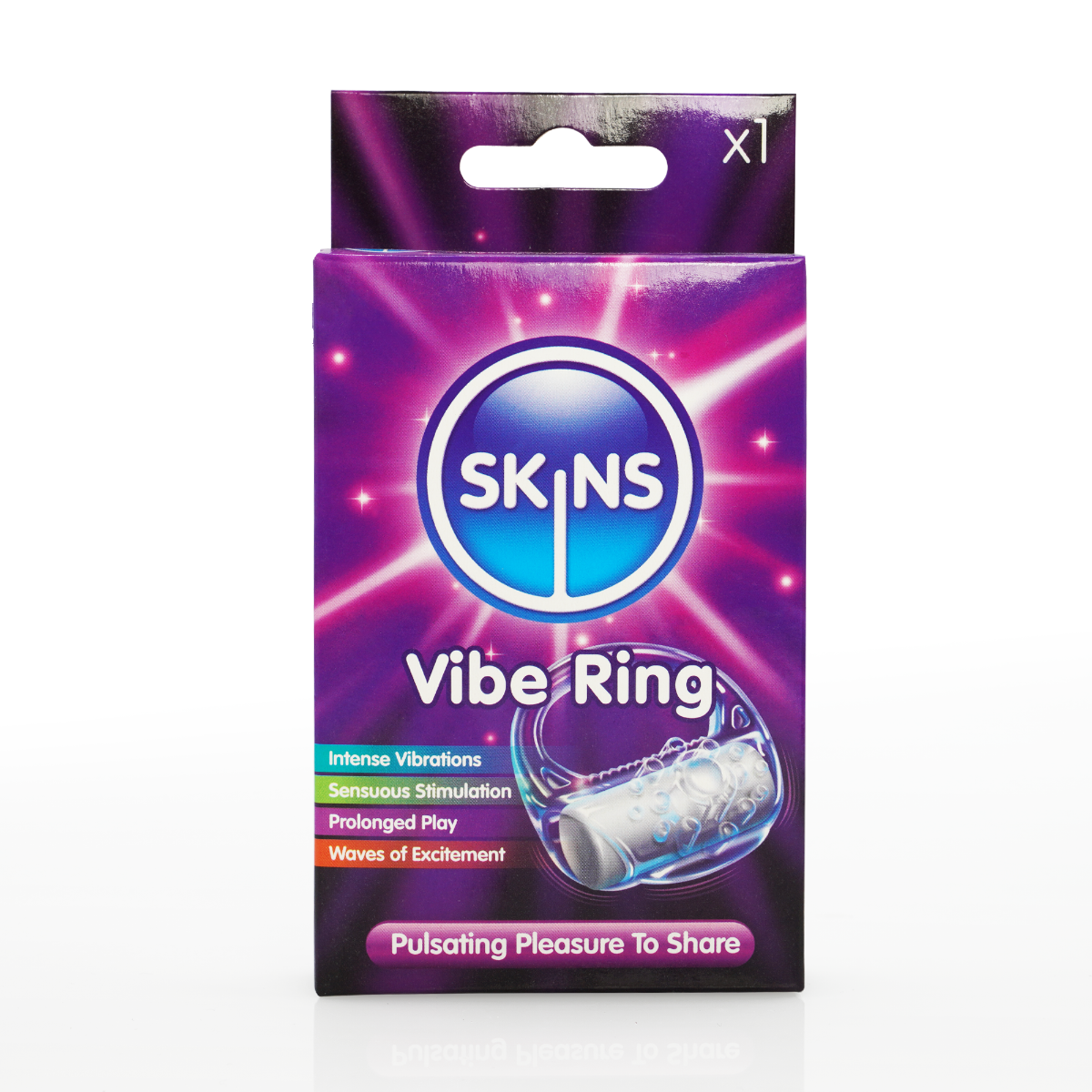 Adult Product 18+ - Skins Vibrating Ring Retail Pack - Skins - Skins Sexual Health - KS Store