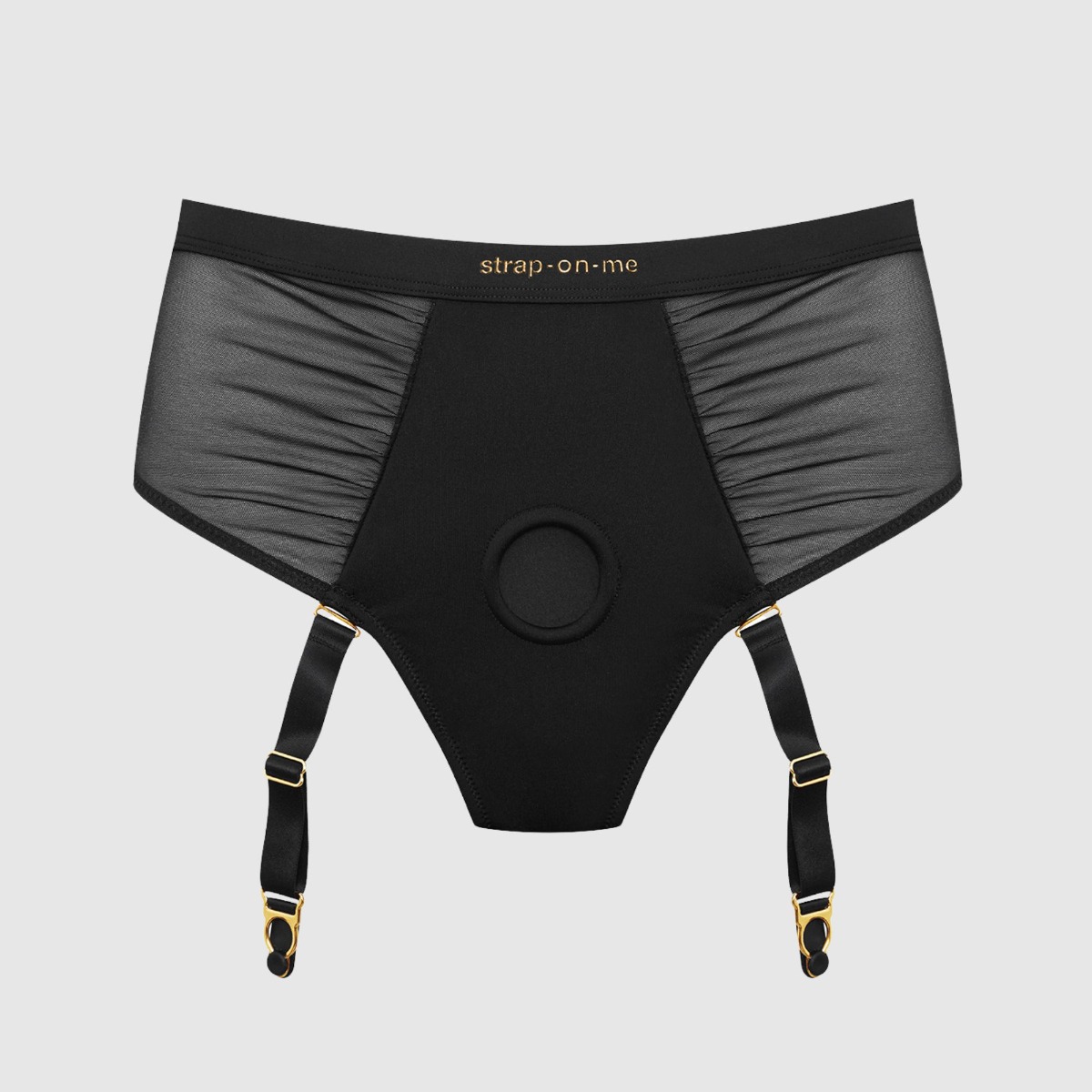 Adult Product 18+ - Strap On Me - Harness Lingerie Idylle - S - Black - Strap On Me - Strap On Me - KS Store