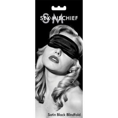 S&M Satin Blindfold - Black