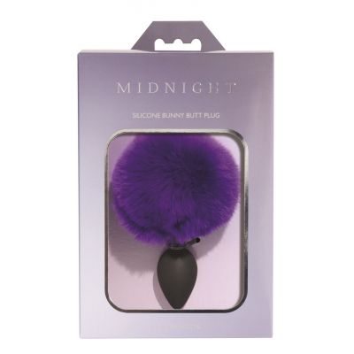 Midnight Silicone Bunny Butt Plug