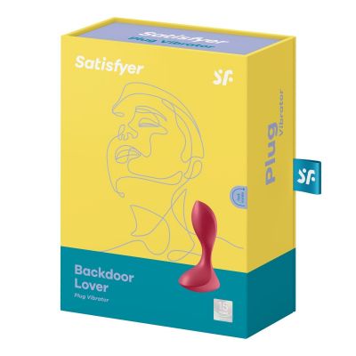 Satisfyer Backdoor Lover - Plug Vibrator - Red