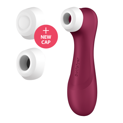 Satisfyer Pro 2 – Generation 3 With Liquid Air Technology – App Enabled Wine Red