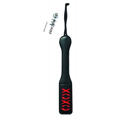 S&M XOXO Paddle: Black