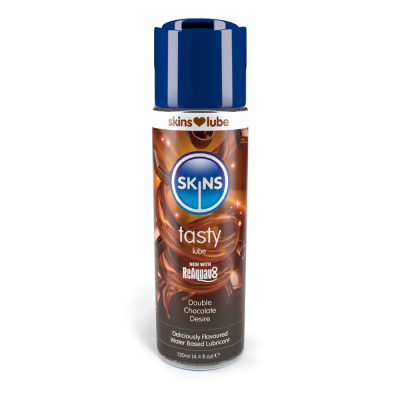 Skins Double Chocolate Water Based Lubricant 4.4 fl oz (130ml)