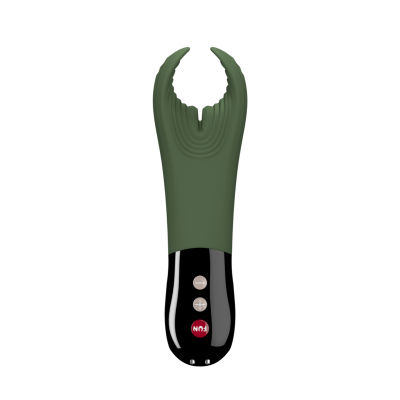 Fun Factory Manta - Moss Green - Vibrating Stroker
