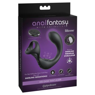 Pipedream - Anal Fantasy Elite - Ass-gasm Taint-Alizer - Black