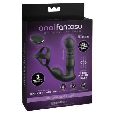 Pipedream - Anal Fantasy Elite - Ass-gasm Slide & Glide - Black