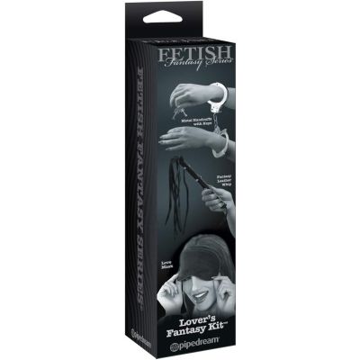 Pipedream - Fetish Fantasy Series Limited Edition - Edition Lover's Fantasy Kit - Black/Silver
