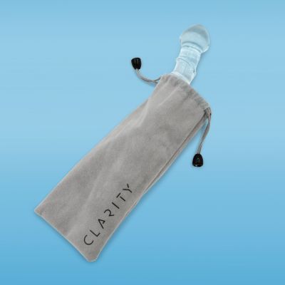 Clarity - Drawstring Bag - Velvet - Medium 