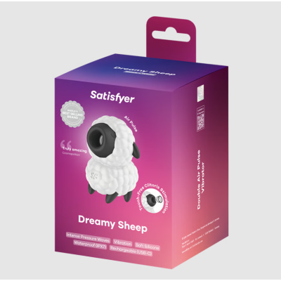 Satisfyer Dreamy Sheep - Double Air Pulse Vibrator
