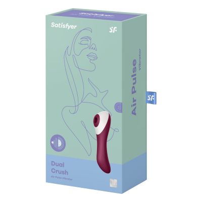 Satisfyer Dual Crush - Burgundy