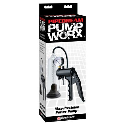 Pipedream - Pump Worx  - Max-Precision Power Pump  - Clear/Black